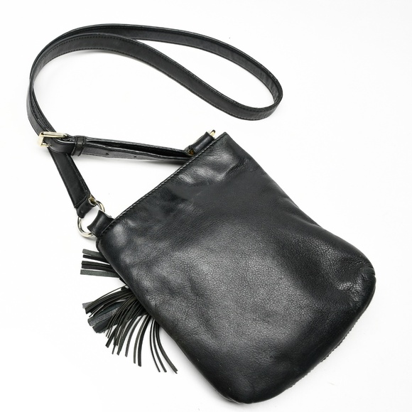 MICHAEL KORS Leather Crossbody w/Large Leather Tassels - Picture 4 of 12